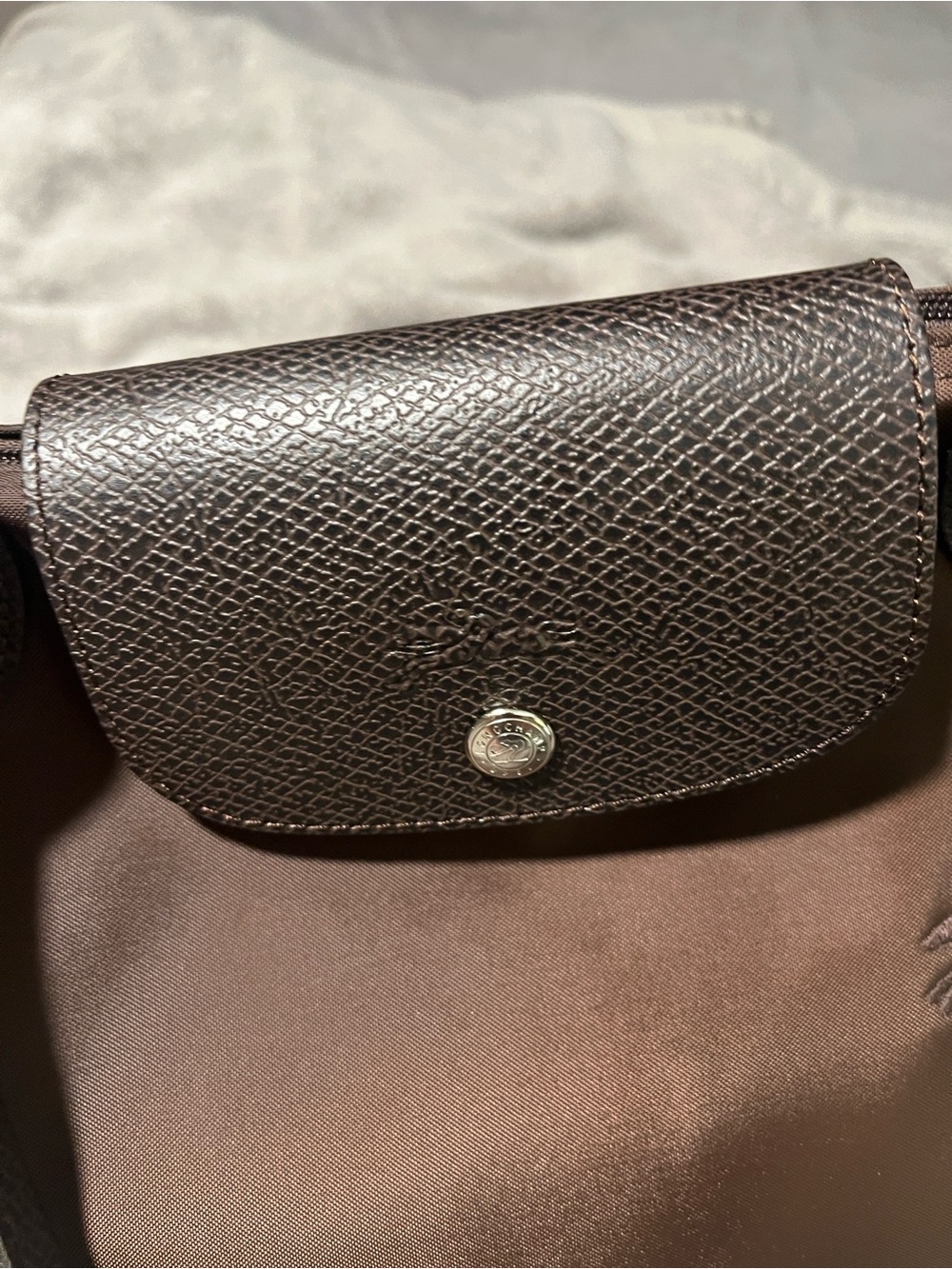 Authentic Longchamp Medium Le Pliage Recycled Nylon Shoulder Tote - Picture 5 of 11
